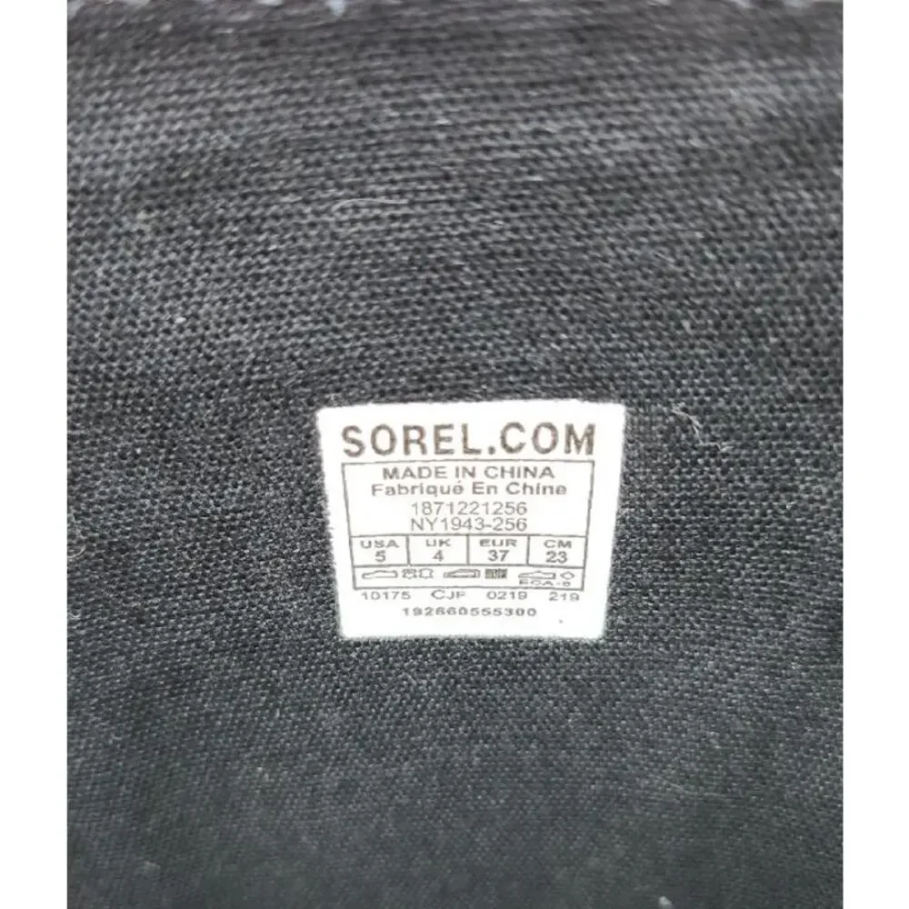 Sorel Youth Emelie Leather Suede‎ Tall Boots Size 5 Brown